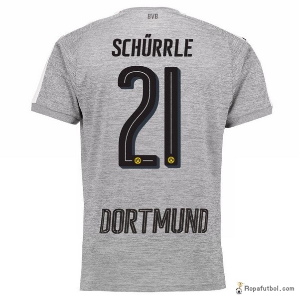 Camiseta Borussia Dortmund Replica Tercera Ropa Schurrle 2017/18